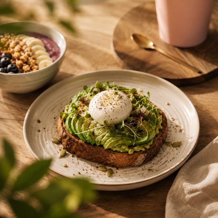 Avocado toast brunch bij Kimi Café